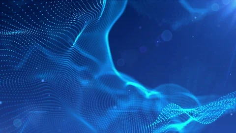 Particle dust abstract digital background titles. Stock Footage 92826763
