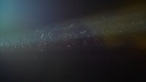 Particle Of Dust Projector Lens On The Dark Background -  Real Particles Stock Footage 88035563