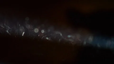 Particle Of Dust Projector Lens On The Dark Background -  Real Particles Video stock 88064419