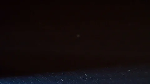 Particle Of Dust Projector Lens On The Dark Background -  Real Particles Video stock 88092459