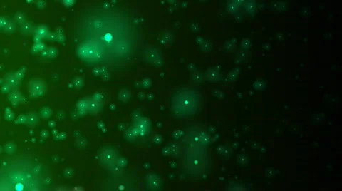 Particle Embers Loop Green Stock Footage 785948