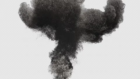 Particle Explosion 4K Alpha Stock Footage 286428379