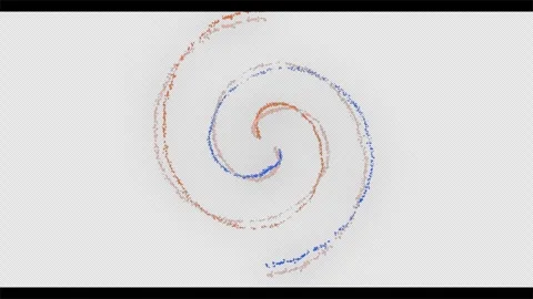 Particle explosion Abstract blast effect animation with alpha channel trans.. Stock Footage 250994117