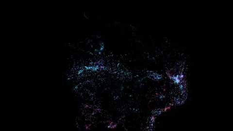 Particle explosion background Video stock 113254973