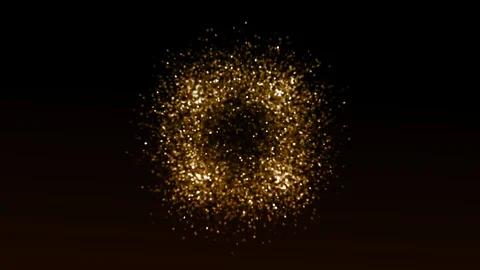 Particle explosion Stock Footage
