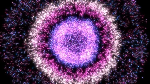 Particle explosion light burst transition Stock Footage 121467115