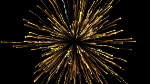 Particle Explosions Yellow plus White Stock-Footage 69988632