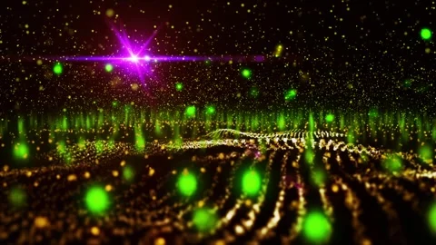 Particle Field Background 01 Video stock 244571399