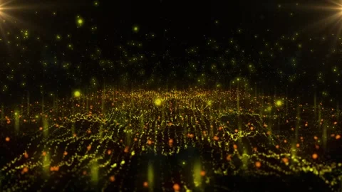 Particle Field Background 02. Video stock 296150023