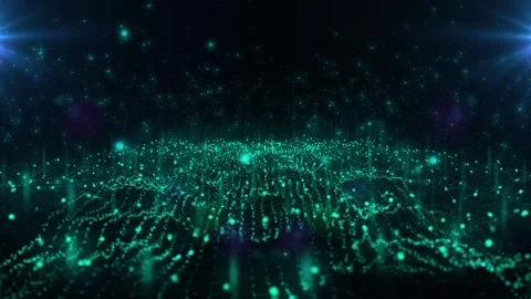 Particle Field Background. Video stock 296150491