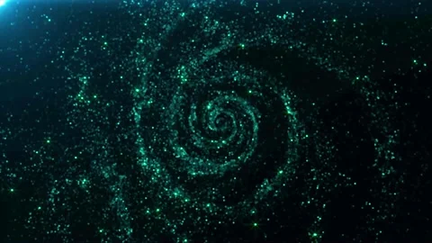 Particle Field Galaxy Stock-Footage 160938042
