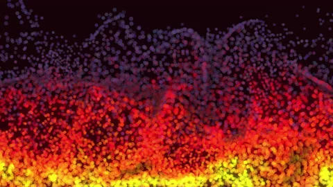 Particle Fire Stock Footage 218324956