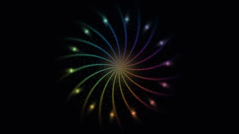 Particle fireworks sparkle background in seamless loop for Stock Footage 341621853