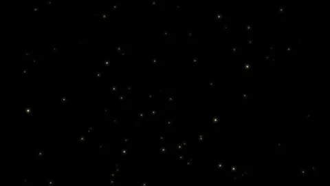Particle flashing light slow fall animation Stock Footage 300857706
