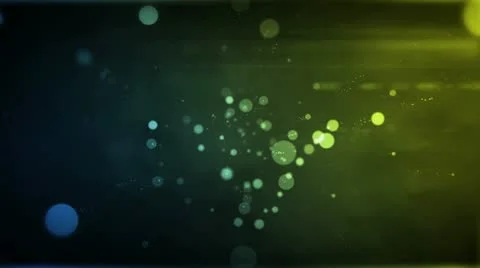 Particle Flight Blue Yellow Stock Footage 20537002