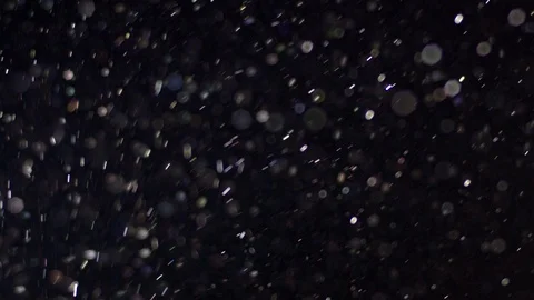 Particle Flow Before a Black Background Stock Footage 108841903