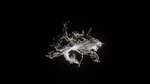 Particle flow Stock Footage 157373776