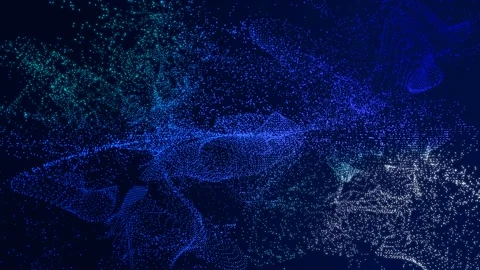 Particle flow Video stock 160114106