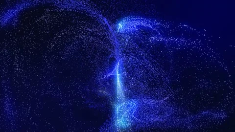 Particle flow Stock Footage 169229797