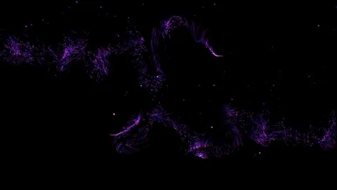 Particle Flow VJ Loops Stock-Footage 74360899