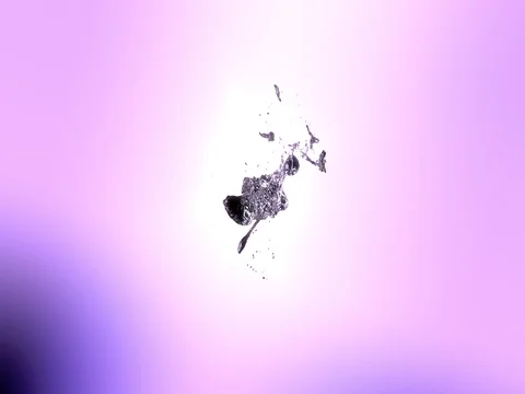 Particle fluid spread like synapse Stock Footage 84871216