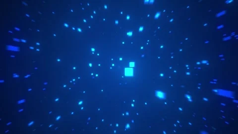 Particle fly Stock Footage 303292880