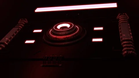 Particle flying energy above a processor Stock Footage 121263868