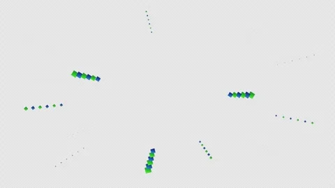 Particle flying geometric shape triangle confetti love loop Animation video.. Stock Footage 294660953