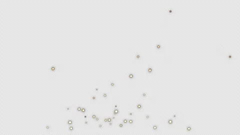 Particle flying slow motion with yellow gold color Stock Footage 321719167