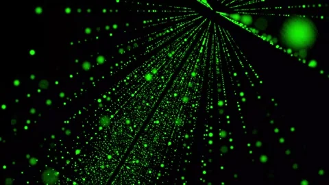 Particle form background animation. Particles abstract background with gold.. Stock Footage 331653904