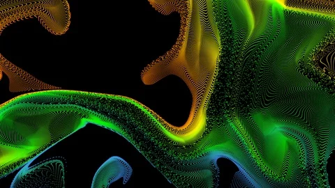 Particle FX1043: Microscopic particles twist and swirl. Stock Footage 111977260