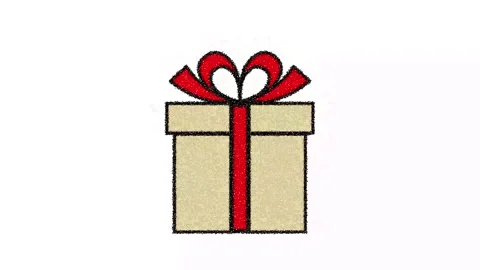 Particle Gift Appearance Animation Stock Footage 327897289