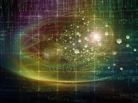 Particle Glow Stock Illustration