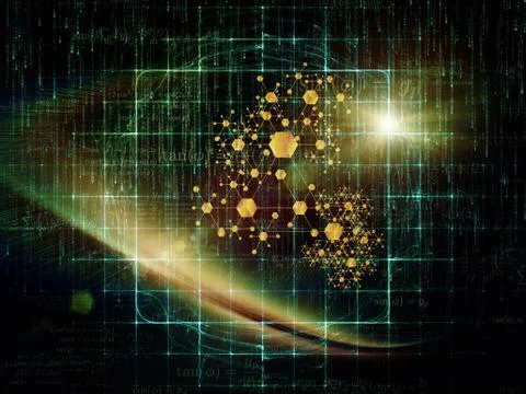 Particle Glow Stock Illustration