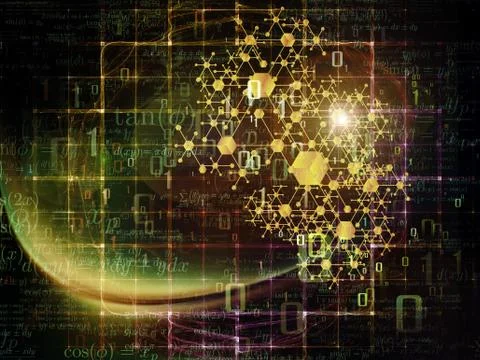 Particle Glow Stock Illustration