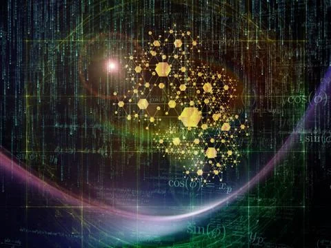 Particle Glow 스톡 일러스트