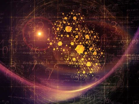 Particle Glow Stock Illustration