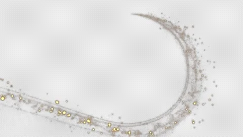 Particle Glow Tail Stock Footage 157576187