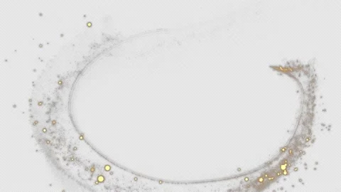 Particle Glow Tail Transition Stock Footage 159633992