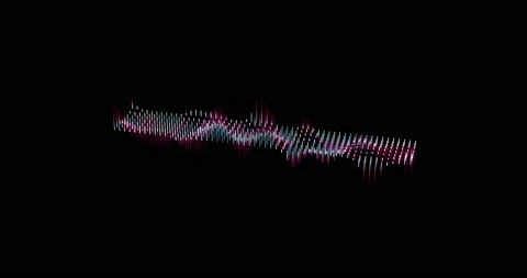 Particle graph lines, HUD lines in motion. High tech futuristic graphics. FHD Stock Footage 172377854