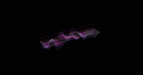 Particle graph lines, HUD lines in motion. High tech futuristic graphics. FHD Stock Footage 172552723