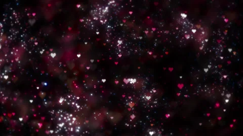 Particle Heart Up 01 Loop HD Stock Footage 312510622