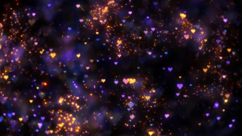Particle Heart Up 02 Loop HD Stock Footage 312510646