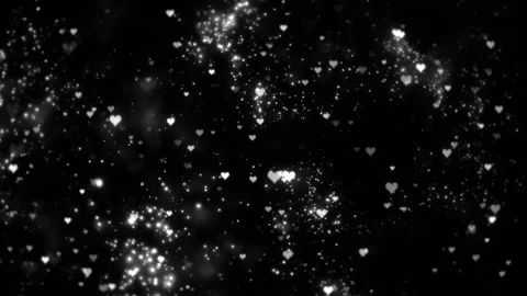 Particle Heart Up 03 Loop HD Stock Footage 312510669