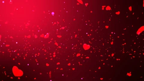 Particle heart background. valentines day background Stock Footage 102769445