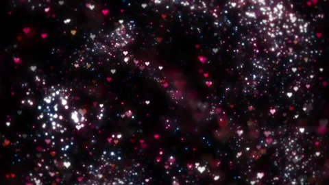 Particle Heart Down 01 Loop HD Stock Footage 312510528