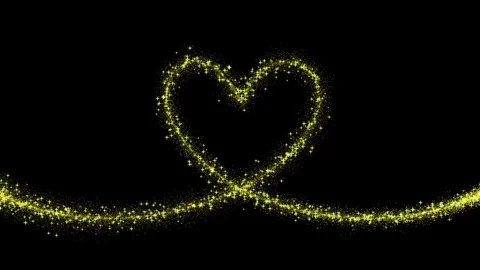 Particle heart shape animation video Stock Footage 330419759