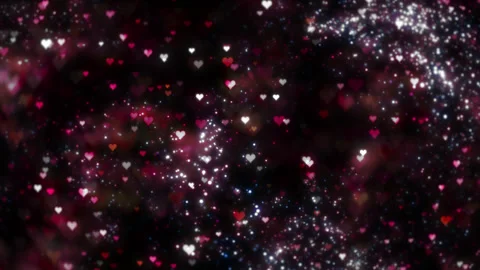 Particle Heart Side 01 Loop HD Stock Footage 312510569