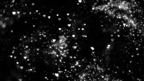 Particle Heart Side 03 Loop HD Stock Footage 312510600