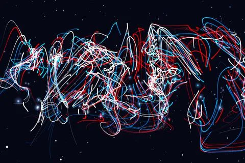 Particle Illustrazione stock